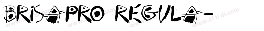 BrisaPro Regula字体转换